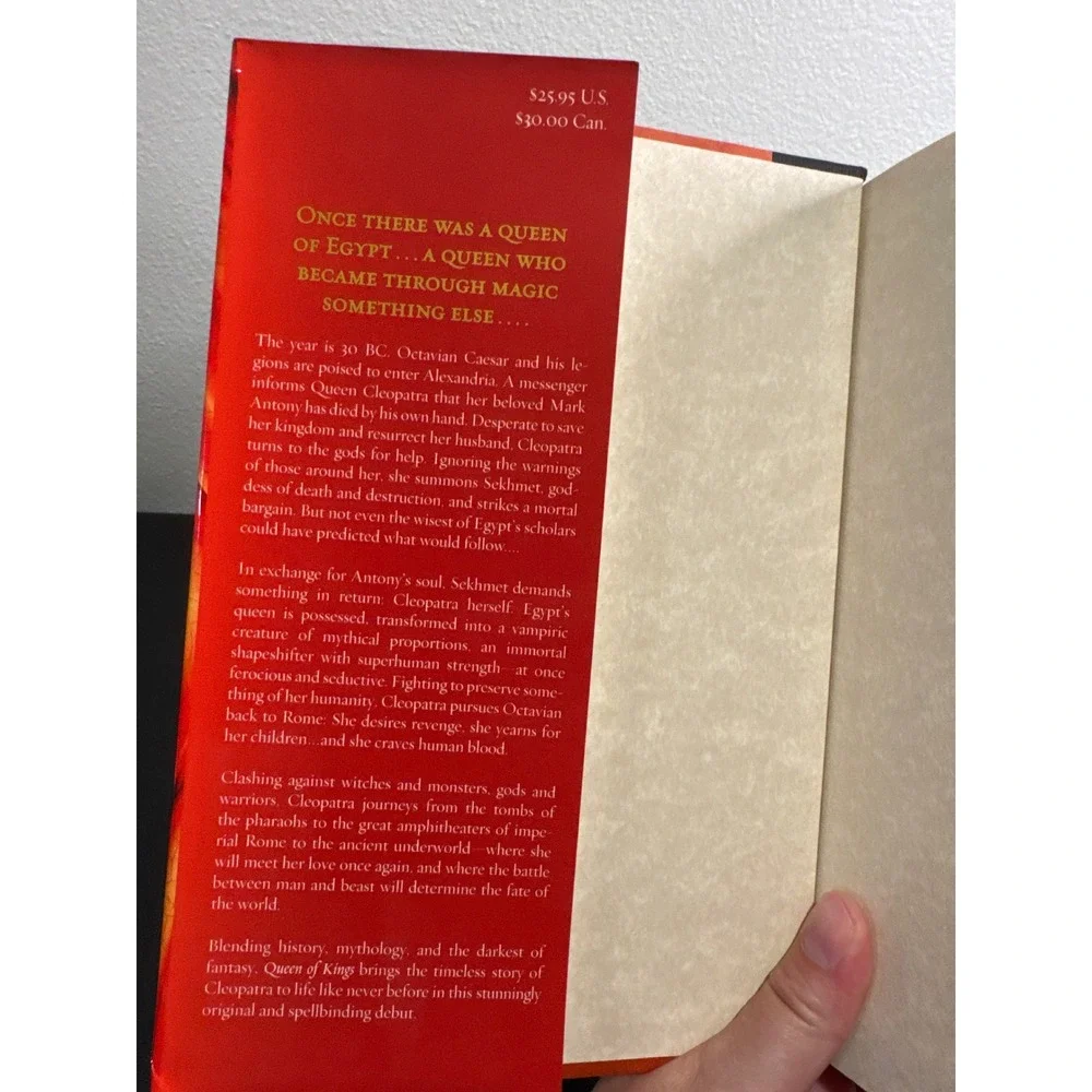 Queen of Kings Maria Dahvana Headley Cleopatra Historical Fantasy Hardcover Book